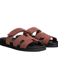 Hermès Chypre Sandals Rose Antique