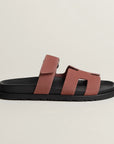 Hermès Chypre Sandals Rose Antique