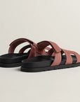 Hermès Chypre Sandals Rose Antique