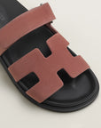 Hermès Chypre Sandals Rose Antique