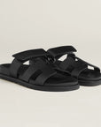 Hermès Chypre Sandals Noir