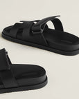 Hermès Chypre Sandals Noir