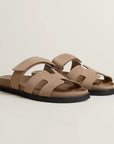 Hermès Chypre Sandals Beige Sable