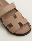 Hermès Chypre Sandals Beige Sable