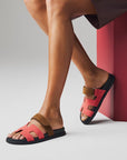 Hermès Chypre Sandals Rouge Tomette / Terre Ambrée