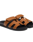 Hermès Chypre Sandals Naturel