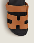 Hermès Chypre Sandals Naturel