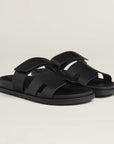 Hermès Men’s Chypre Sandals Noir