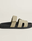 Hermès Men’s Chypre Sandals Vert Mosaïque