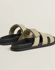 Hermès Men’s Chypre Sandals Vert Mosaïque