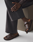 Hermès Men’s Chypre Sandals Écorce