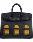HERMÈS Birkin Faubourg 20 Sellier Midnight Black