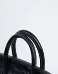 HERMÈS Birkin Faubourg 20 Sellier Midnight Black