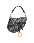 Dior Mini Saddle Bag With Strap.