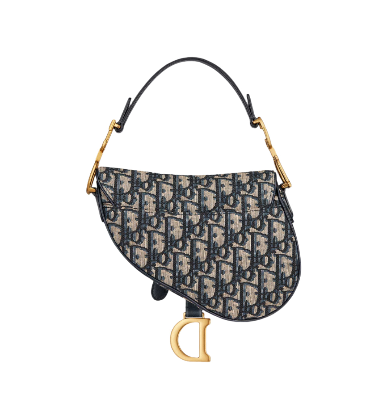 Dior Mini Saddle Bag With Strap.