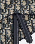 Dior Mini Saddle Bag With Strap.