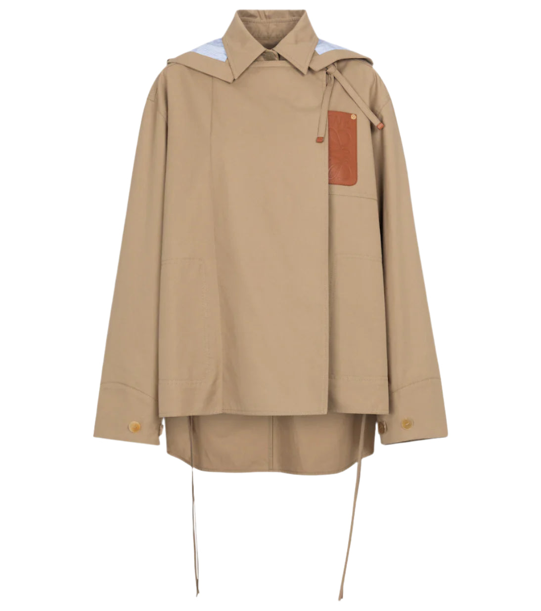 【LOEWE】HOODED PARKA Loewe - Sweet Caramel Hooded Parka | Mitchell Stores
