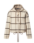 Louis Vuitton Check Motif Hooded Jacket