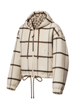 Louis Vuitton Check Motif Hooded Jacket