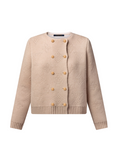 Louis Vuitton Double-Breasted Mahina Knit Cardigan