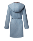 Louis Vuitton Reversible Signature Hooded Wrap Coat