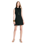 Louis Vuitton Pleat Collar Fitted Dress