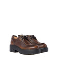 MIU MIU Leather lace-up shoes