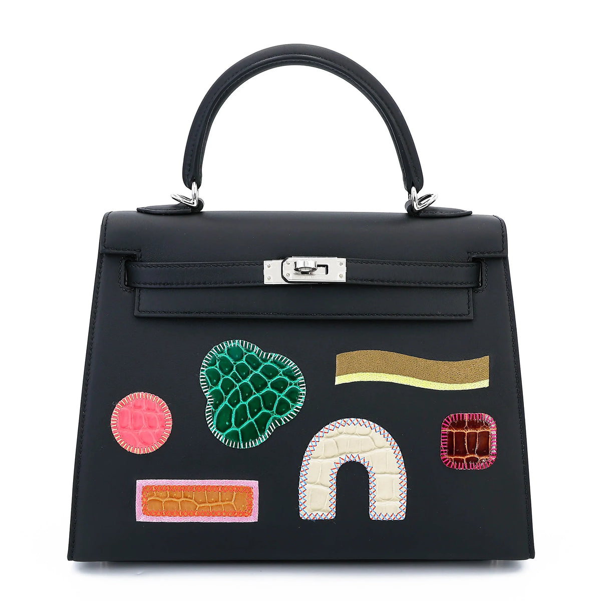 Hermès Kelly 25 Sellier Broderie Colla