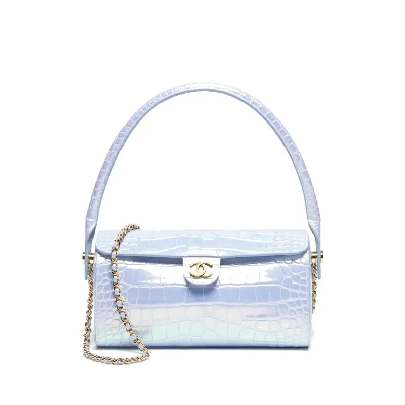 Chanel Clutch With Chain Light Purple