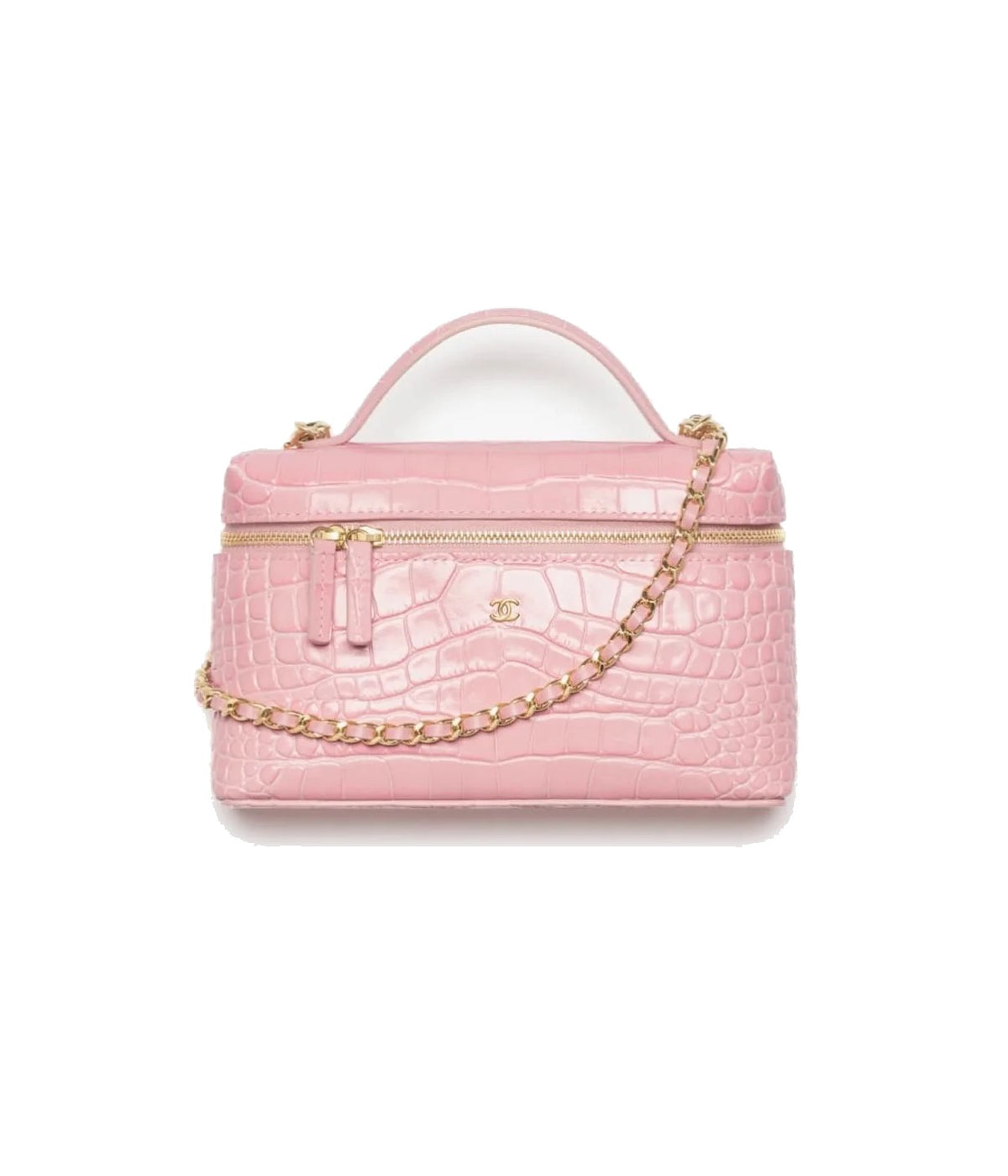 Chanel Vanity With Chain Light Pink