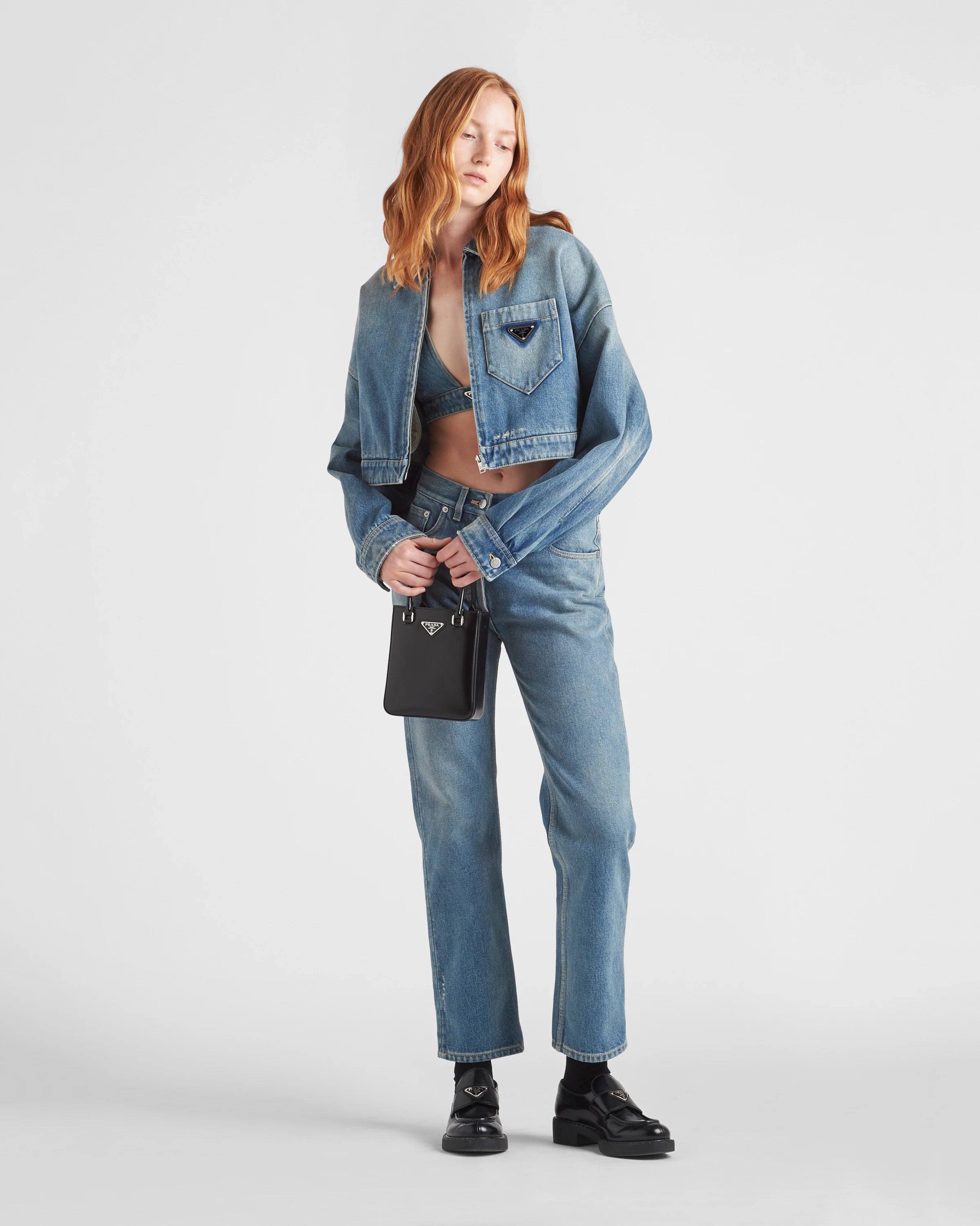 Prada Organic Denim Jacket.