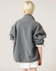 Miu Miu Fleece Zip Sweatshirt.