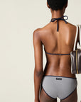 Miu Miu Technical Knit Swimsuit.