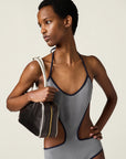 Miu Miu Technical Knit Swimsuit.