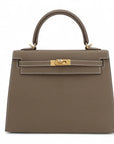HERMÈS Kelly 25 Etoupe