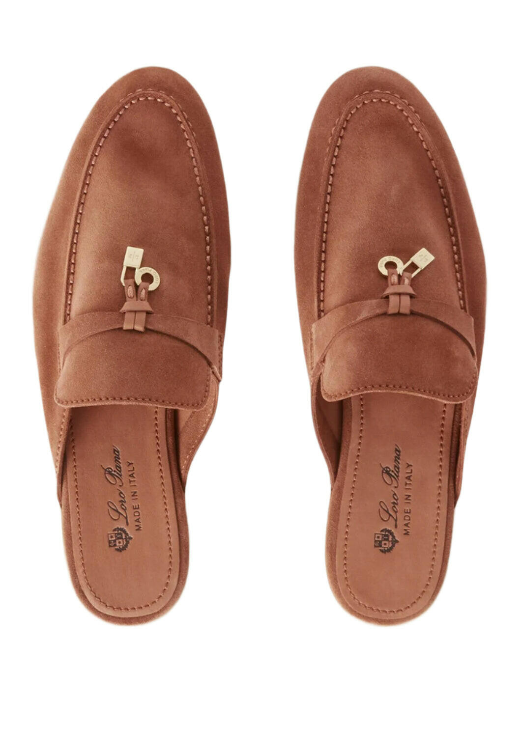 Loro Piana Babouche Charms Walk Loafer.