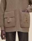Hermès Wool knit jacket