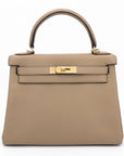 HERMÈS Kelly 28 Beige Marfa