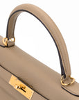 HERMÈS Kelly 28 Beige Marfa