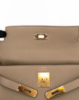 HERMÈS Kelly 28 Beige Marfa
