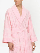 Dolce & Gabbana terry cotton jacquard bath robe.