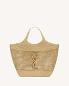 Saint Laurent Icare Bag In Raffia.