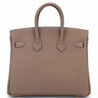 Hermès Birkin 25 etoupe.
