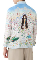 Casablanca L'Hiver Fleuri Silk Twill Shirt back