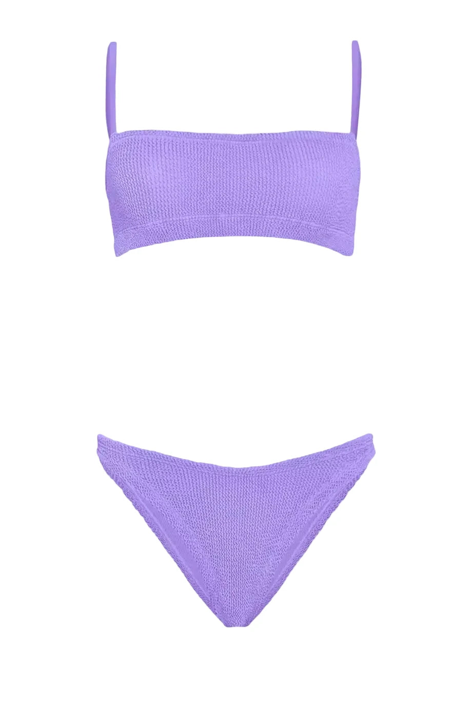 Hunza G Gigi Bikini Set in Crinkle Fabric in