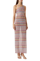 Missoni Zig Zag-print One-shoulder Maxi Dress front