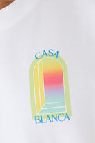 Casablanca Gradient L'Arche T-shirt detail