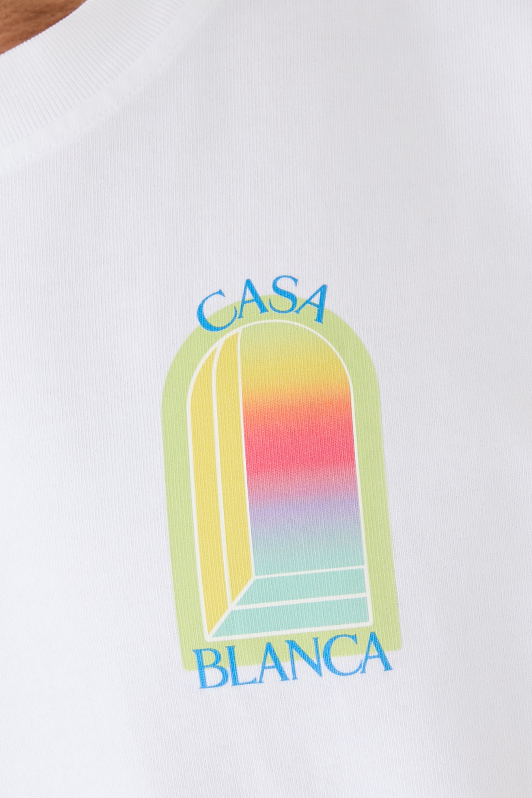 Casablanca Gradient L'Arche T-shirt detail