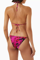 Pucci Orchidee-print Bikini Briefs Pink back