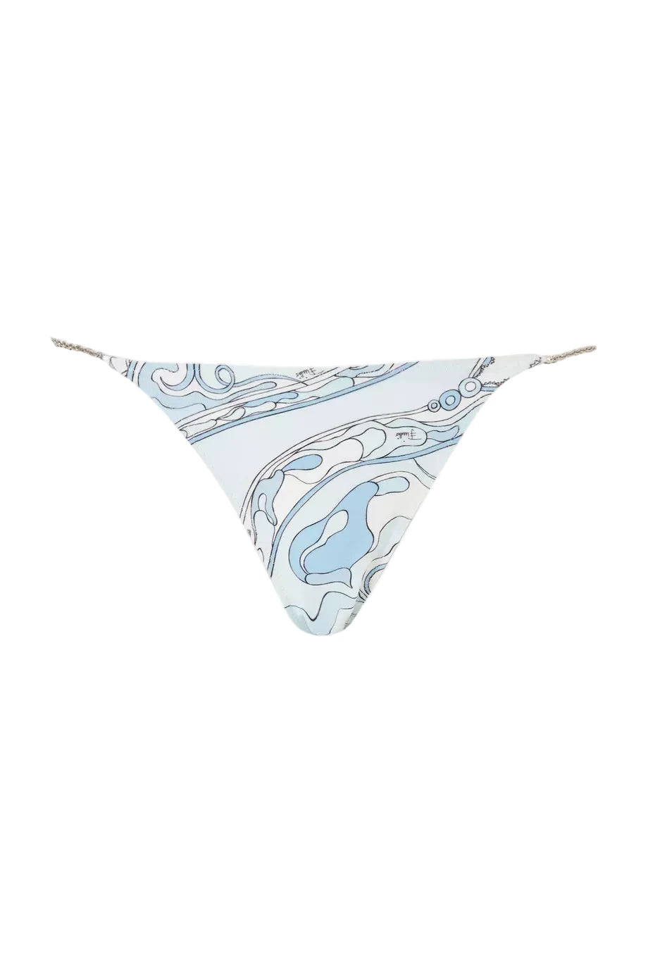 Pucci Orchidee-print Bikini Briefs Blue in